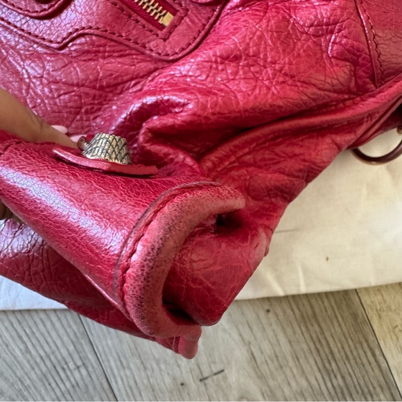🔥 Authentic Balenciaga City Bag – Red 💼 - Picture 7 of 10
